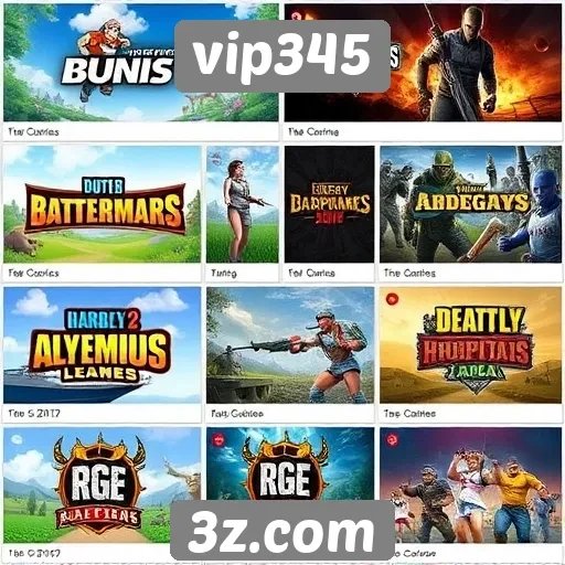 Comparativo de jogos disponíveis no vip345